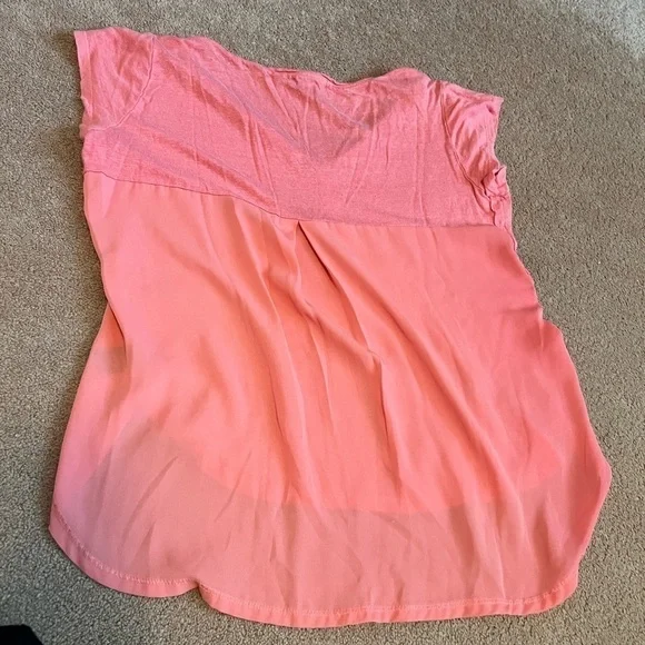 Bundle of 4 Women’s Short Sleeve Tops Floral Cold Shoulder Linen Ruched Size M - Picture 15 of 15